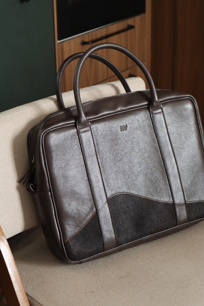 The Brief 13’ - Marron / Orange