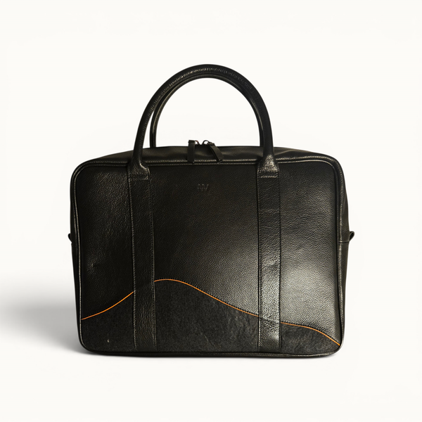 The Brief 13’ - Noir / Orange